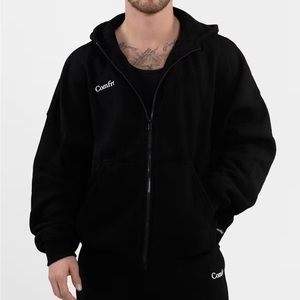 Comfrt Cloud Zip Small Black Hoodie